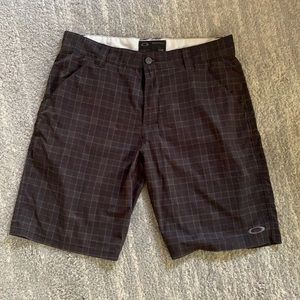 Men’s black patterned shorts